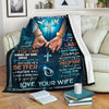 Special Gif For Husband Custom Sherpa Blanket HG