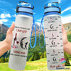 Gift For Golf Lover I Play Golf I Drink Wine And I Know Things Water Track Bottle NHD