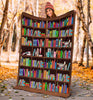 Librarian Love Books Book Lovers Book Blankets Blanket HG