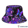 Gift For Butterfly Lover Butterfly Purple Bucket Hat LN