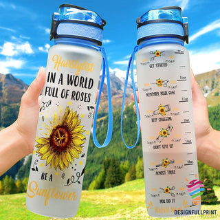 Hairstylist Sunflower Water Track Bottle NHD