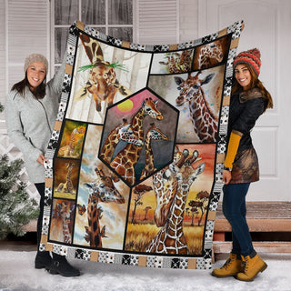 Beautiful Giraffe Blanket HG