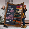 Just A Girl Who Loves Books Blanket Blanket HG