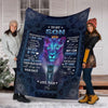 Lion To My Son Gift For Your Son Sherpa and Quilt Blanket HG