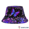 Gift For Butterfly Lover Butterfly Purple Bucket Hat LN