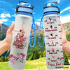 Give A Girl The Right Shoes And She Can Conquer The World Ballet Water Track Bottle NHD