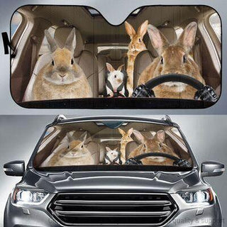 Easter Gift Cute Rabbit Sun Shade Car Window Shades Sun Shades HG