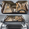 Easter Gift Cute Rabbit Sun Shade Car Window Shades Sun Shades HG