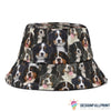 Bernese Mountain Cute Bucket Hat LN