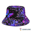 Gift For Butterfly Lover Butterfly Purple Bucket Hat LN