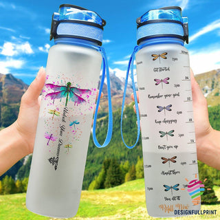 Gift For Dragonfly Lover Unlock Your Dream Dragonfly Water Track Bottle NHD