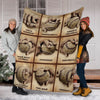 Baseball Quotes Slogan Sherpa Throw Blanket HG