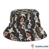 Bernese Mountain Cute Bucket Hat LN