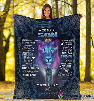 To My Son I Love You Blanket and Quilt Blanket LN