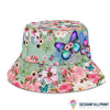 Gift For Butterfly Lover Butterfly Flower Bucket Hat LN
