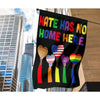 Pride Gift For LGBT LGBT Hate Has No Home Here Flag LN