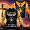 Pastor Ninja Hoodie Personalized Pastor Because Hardcore Devil Stomping Ninja Is Not An Official Job Title Lion Pullover Zip Up Hoodie Sweatshirt US Unisex Size HG