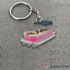 Pontoon Boat Custom Keychain Pontoon Lovers Personalized HG