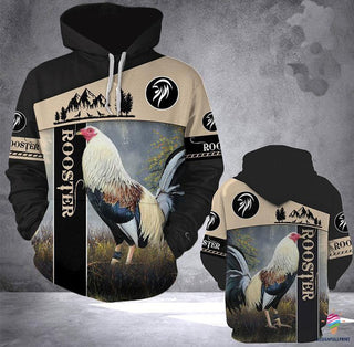 Chicken Hoodie Farmer Rooster Hoodie HG Gift For Farmer