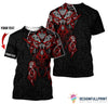 Gift For Wolf Lover Tatoo Fenrir Wolf Red And Black 3D All Over Printed Clothes Long Sleeve Shirt T shirt Bomber Shorts Men Tank Top HG