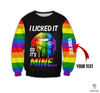 Pride Gift For LGBT Custom Name LGBT Pride I Licked It So It s Mine  Pullover Zip Up Hoodie and Sweatshirt Tshirt US Personalized Unisex Size Hoodie HG i locked it so it s mines