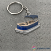 Pontoon Boat Custom Keychain Pontoon Lovers Personalized HG