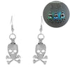 Trendy Skull Head Luminous Cute Earrings